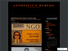 Tablet Screenshot of antoniu13.wordpress.com