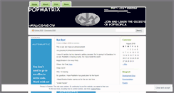 Desktop Screenshot of popmatrix13.wordpress.com