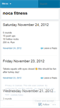 Mobile Screenshot of nocafitness.wordpress.com