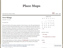 Tablet Screenshot of placemaps.wordpress.com