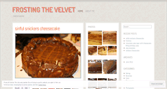 Desktop Screenshot of frostingthevelvet.wordpress.com