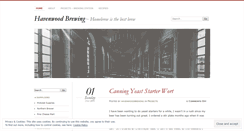 Desktop Screenshot of havenwoodbrewing.wordpress.com