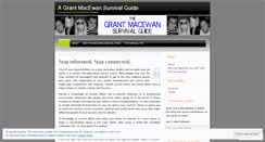 Desktop Screenshot of gmacsurvivalguide.wordpress.com