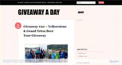 Desktop Screenshot of giveawayaday.wordpress.com