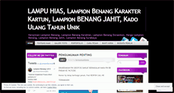 Desktop Screenshot of lampionbenangmurah.wordpress.com