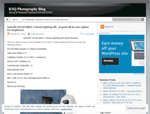 Tablet Screenshot of ksqphotography.wordpress.com