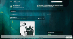 Desktop Screenshot of dimoniko.wordpress.com