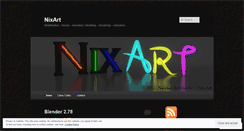 Desktop Screenshot of nixart.wordpress.com