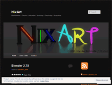 Tablet Screenshot of nixart.wordpress.com