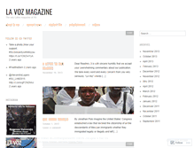Tablet Screenshot of lavozmagsu.wordpress.com