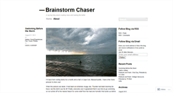 Desktop Screenshot of brainstormchaser.wordpress.com