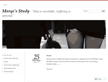 Tablet Screenshot of marqestudy.wordpress.com