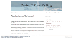 Desktop Screenshot of pastorccovert.wordpress.com