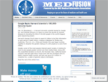 Tablet Screenshot of medfusion.wordpress.com