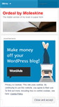 Mobile Screenshot of ordealbymoleskine.wordpress.com