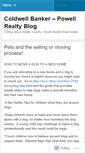 Mobile Screenshot of cbpowellrealty.wordpress.com