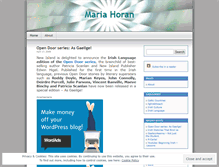 Tablet Screenshot of mariahoran.wordpress.com