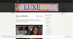 Desktop Screenshot of luxelush.wordpress.com