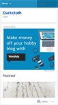 Mobile Screenshot of darkcloth.wordpress.com