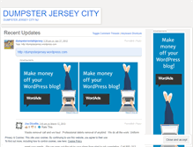 Tablet Screenshot of dumpster.wordpress.com