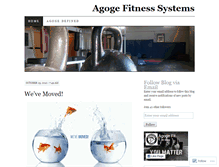 Tablet Screenshot of agogefitnesssystems.wordpress.com