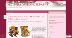 Desktop Screenshot of mothersdayflowerbasket.wordpress.com