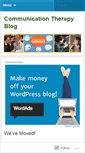 Mobile Screenshot of communicationtherapy.wordpress.com