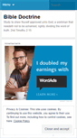 Mobile Screenshot of bibledoctrine.wordpress.com