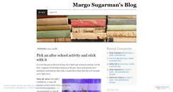 Desktop Screenshot of margosugarman.wordpress.com