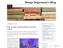 Tablet Screenshot of margosugarman.wordpress.com