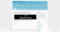 Desktop Screenshot of blogdecurieux.wordpress.com