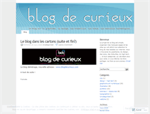 Tablet Screenshot of blogdecurieux.wordpress.com