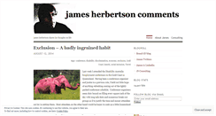 Desktop Screenshot of jamesherbertson.wordpress.com