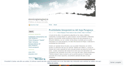 Desktop Screenshot of musicaparaguaya.wordpress.com