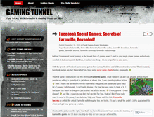 Tablet Screenshot of gamingtunnel.wordpress.com