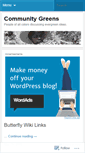 Mobile Screenshot of communitygreen.wordpress.com