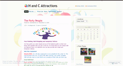 Desktop Screenshot of handcparties.wordpress.com