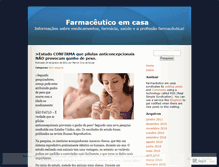 Tablet Screenshot of farmaceuticoemcasa.wordpress.com