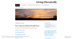 Desktop Screenshot of livingchronically.wordpress.com