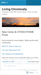 Mobile Screenshot of livingchronically.wordpress.com