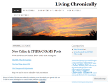 Tablet Screenshot of livingchronically.wordpress.com