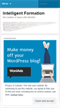 Mobile Screenshot of intelligentformation.wordpress.com