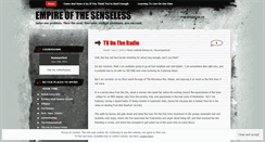 Desktop Screenshot of empireofthesenseless.wordpress.com