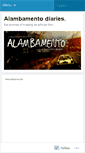Mobile Screenshot of alambamento.wordpress.com