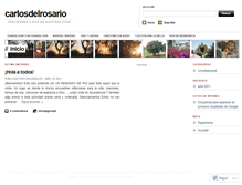 Tablet Screenshot of carlosdelrosario.wordpress.com