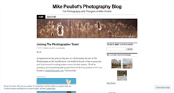 Desktop Screenshot of mpouliotphoto.wordpress.com