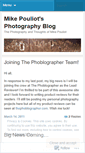 Mobile Screenshot of mpouliotphoto.wordpress.com