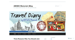 Desktop Screenshot of aiesecmemorial.wordpress.com