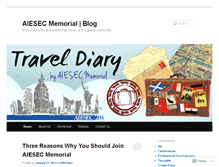 Tablet Screenshot of aiesecmemorial.wordpress.com