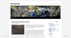 Desktop Screenshot of luxorgranite.wordpress.com